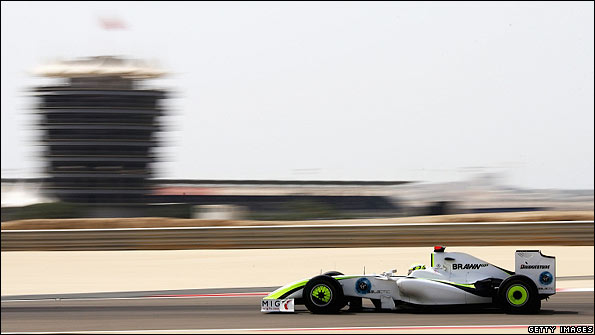 Jenson Button in Bahrain