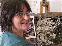 Jane O'Reilly, in her studio