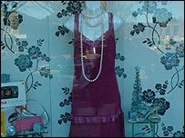 Project charity shop window transformed