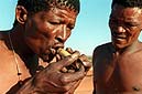 San people taking a break from hunting