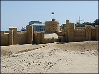 The Windsor Castle sandcastle