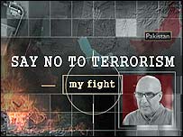 'Say no to terror' title page