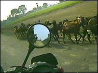 Riding through India