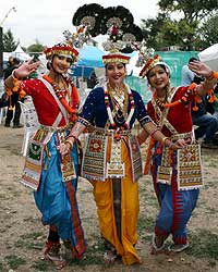 Performers at Brick Lane Festival