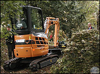 Archaeologists at the Time Team dig