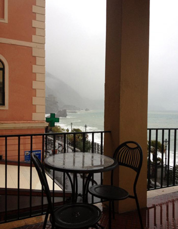 Stormy weather in Cinque Terre, Italy