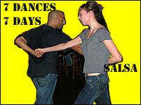 Salsa dancing