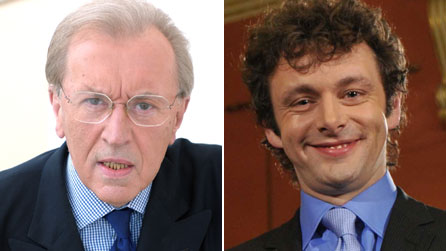 Sir David Frost and Michael Sheen