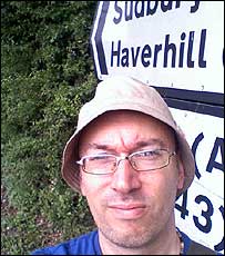 Simon Talbot on the road