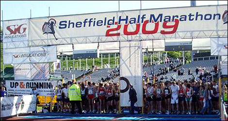 Sheffield Half Marathon 2009
