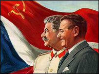 Stalin s Gottwaldem