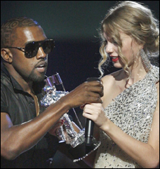 Kanye West and Taylor Swift