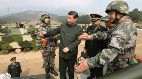 Ông Tập Cận Bình thăm Quân khu Quảng Châu tháng 12/2012