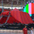 Here's a sneaky look at the stage where the mighty That will be performing - including the world's biggest testcard.