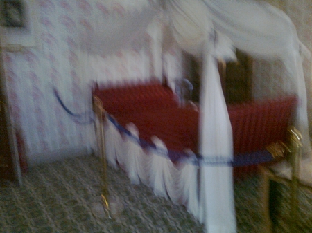 A bedroom at Bodelwyddan Castle, by Suzanne Matthews