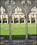 Norwich Cathedral cloisters