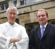Fr Timothy Radcliffe, left, with Michael Ford