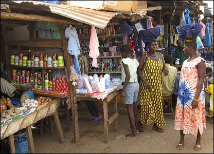 Mercado em Bissau