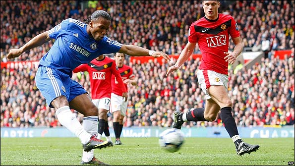 Didier Drogba scores Chelsea's winner