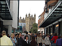 Princesshay and Cathedral
