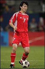 Sun Jihai playing for China