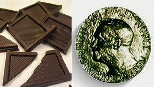 Chocolate e moeda do Nobel