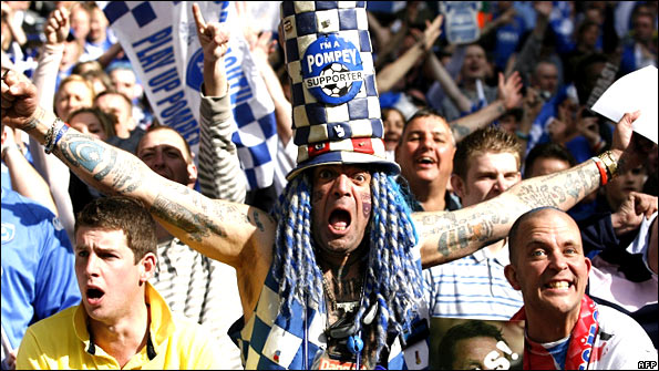 Portsmouth fan John Anthony Portsmouth Football Club Westwood 