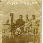 Taff Davies, Ken George, Daniels, and me (Jim Grigor)