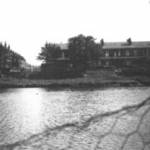 View of the reservoirs to Clywd Avenue, Stockport where the Alexandre family lived with Mrs. Gert Rowe.
