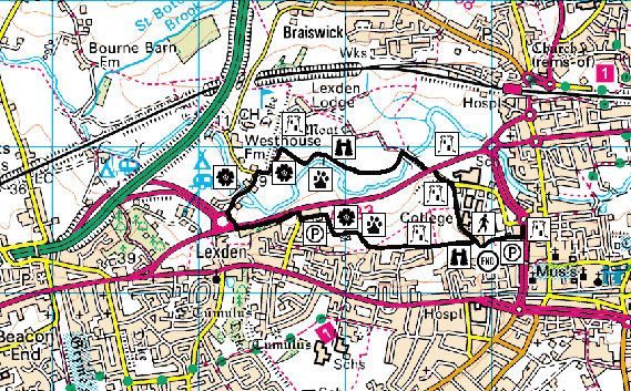 map of walk