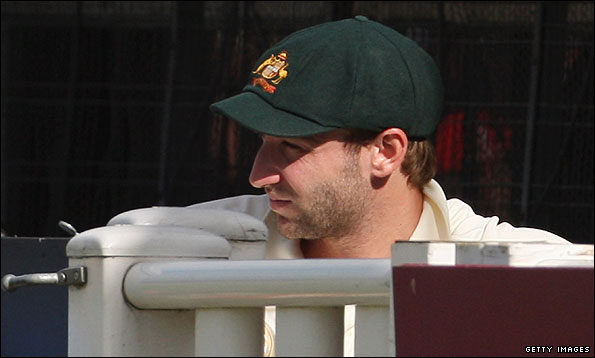 Dropped and admonished - Phillip Hughes