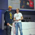 Stefan Gates with the winner of Best Takeaway, Paul Boyce from Dutchy's Caribbean Takeaway