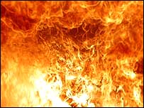 A hellish inferno