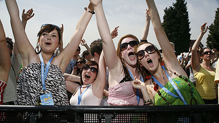Crowd at Radio 1's Big Weekend 2008, Mote Park, Maidstone