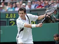 Henman at Wibledon