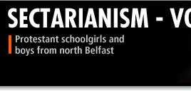 Protestant schoolgirls and boys from north Belfast
