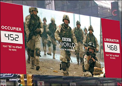 One of the adverts in the campaign (photomontage)