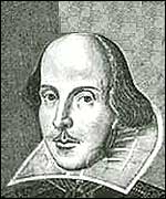 Droeshout engraving of Shakespeare