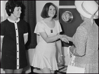 Princess Margaret visits Radio Stoke