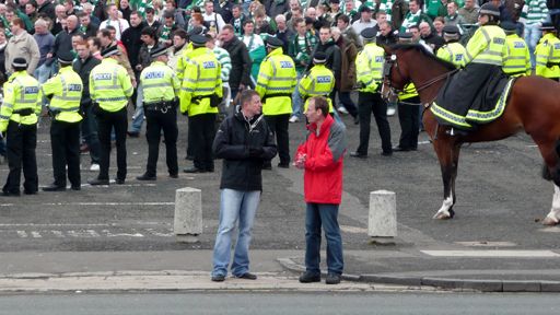 Andrew Marr and crowd psychologist Clifford Stott