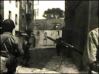 Soldiers in Normandy