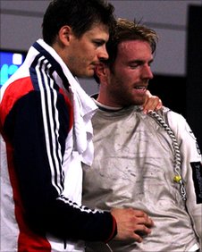 Richard Kruse with Laurence Halsted