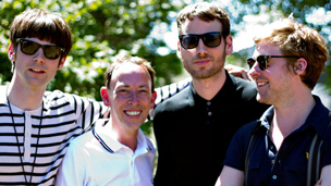Steve Lamacq at Glastonbury
