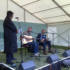 Frightened Rabbit in the Hub Tent