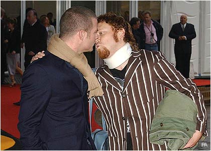 Best friends Dermot and Avid