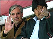 Morales e Linera