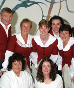 Dawnswyr Caernarfon - enillwyr Tlws Y Gymdeithas Ddawns Werin Cymru