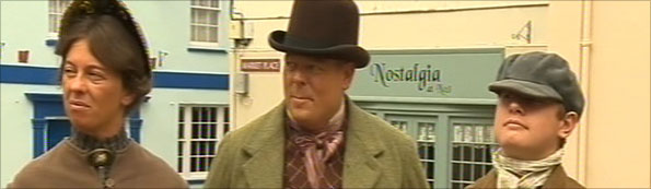 Modern shopkeepers take on Victorian shops, in Turn Back Time, BBC One