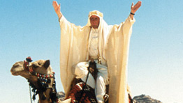 Peter O'Toole in Lawrence Of Arabia