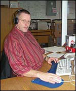 Reporter Gordon Swindlehurst